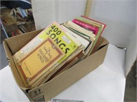 Collection of vintage music books