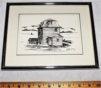 1982 " OTTER MILL " PRINT BY P. DOUGHERTY