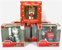 Coca Cola Ornaments (Lot of 5)