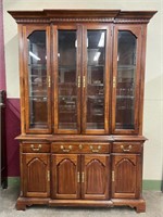 National Mt. Airy Breakfront China Cabinet