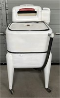 (AT) Electric Wringer Washer Machine On Wheels