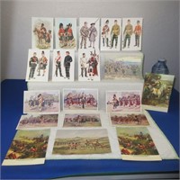 19 Unused Military Postcards