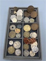 unsearched foreign coins