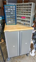 Miscellaneous hardware and cabinet