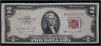 1953 B $2 Red Seal Legal Tender High Grade Note