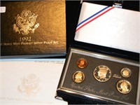 1992 US Premier Silver Proof Set