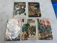 5-Tarzan Comics #157, 176, 190, 194, 202
