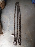 20 ft 3/8"  chain with one hook p
