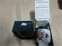 Royal Worcester fine porcelain egg coddler