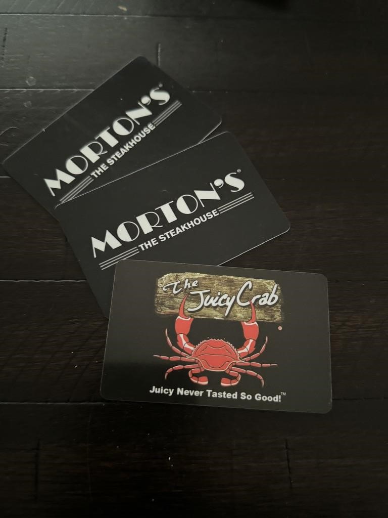 Fancy Dinner on Me- Morton's & The Juicy Crab