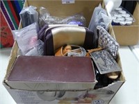 BOX - COMPACT HAIR DRYERS, BELTS, ETC.