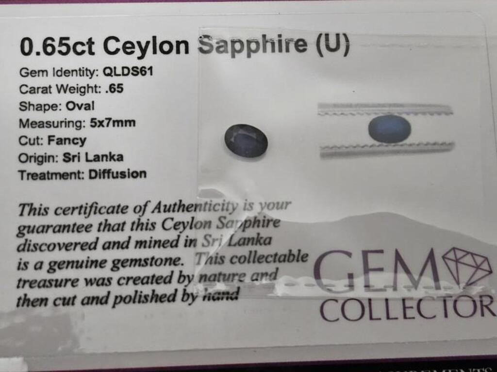 .65ct Ceylon Sapphire