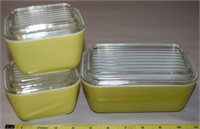 (3) Vtg Pyrex Ovenware Dishes w/ (2) 501B 1.5Cup