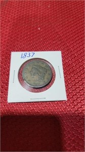 1837 U.S large cent