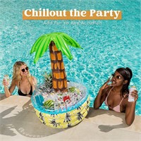 Sloosh 38" Inflatable Palm Tree Cooler Beach Them