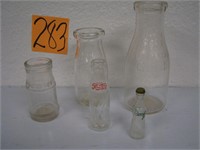 Milk Bottles, Small Pepsi & Small Crush Bottles