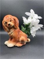 Royal Copley Porcelain Dog Planter