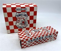 (2) Vintage Yankee Girl Tobacco Tobacco Boxes