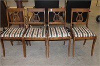 FOUR VINTAGE CHAIRS