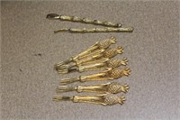 Lot of 8 D'Oeuvres Forks