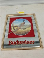 Budweiser framed mirror advertising from 1992