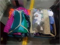 Suitcase of women's clothing