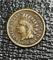 U.S. 1863-P Indian Head Cent
