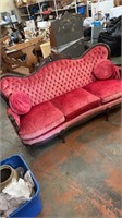 Nice Victorian Red Sofa