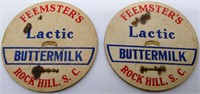 Rock Hill SC Feemsters Lactic Buttermilk Milk Caps