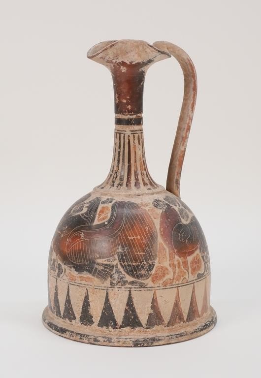 Corinthian Greek Style Pottery Vessel