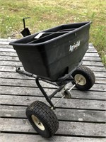 2 WHEEL AGRI FAB SEEDER FOR MOWER