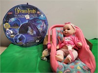 Dream Tent& Doll with Car Seat