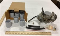 Carburetor & Approx. 20 Conduit Fittings