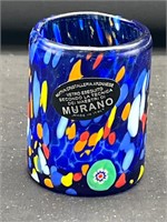 Murano glass Italy shot glass art glass