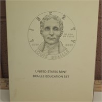 United States Mint BRAILLE Education Set