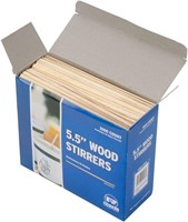 Royal 1000 Count Wood Coffee Stirrers, 5.5"