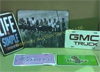 Tin Signs and License Plate Covers