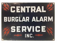 Vintage Central Service Porcelain Advertising Sign