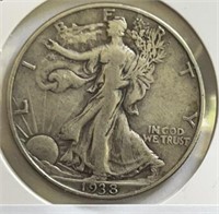 1938 Walking Liberty Half Dollar