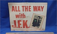 Early JFK Campaign Poster