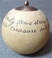 QUOTE CANDLE HOLDER