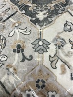 5x7’ Moroccan trellis area rug