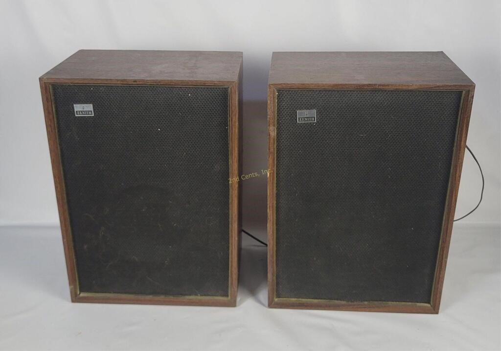 Vintage Zenith Bookshelf Speakers