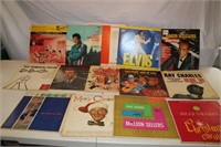 lot record albums well loved / worn