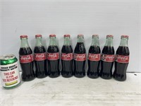 Dal Earnhardt themed coca cola glass bottles
