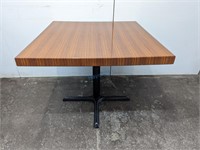 DINING TABLE W/ BASE, 36" X 36" X 30"