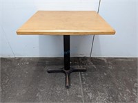 DINING TABLE W/ BASE, 28" X 24" X 30"