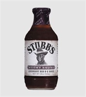 2-Pk Stubb's Sticky Sweet BBQ Sauce, 900ml