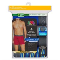 *Fruit of the Loom Men's Boxers-Pack of 4, L/G