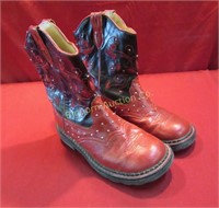 Kids Roper Western Boots: Size 1